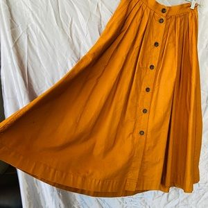 COPY - H&M orange skirt